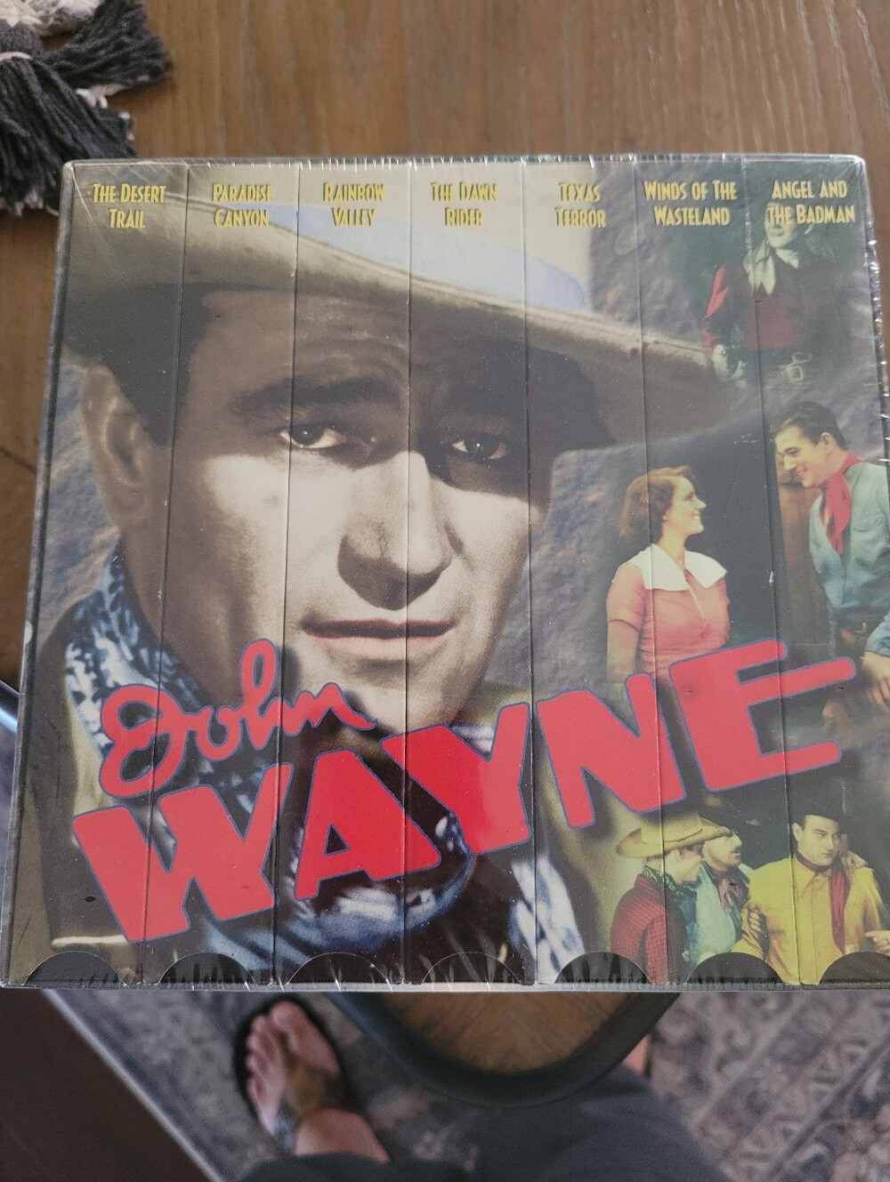 John Wayne Black And White 7 VHS Video Box Set!